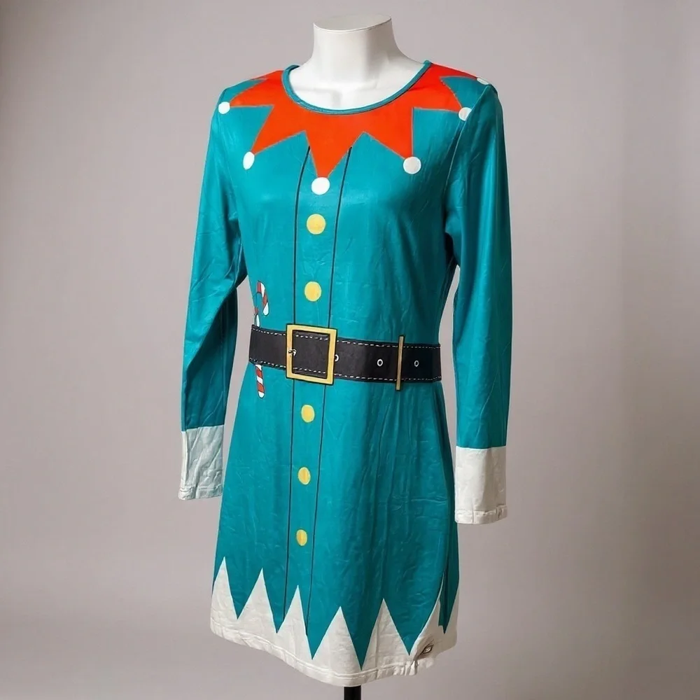 For Girls & Perfect Life (For GPL) Christmas Elf Dress – Girls Long Sleeve A-Li